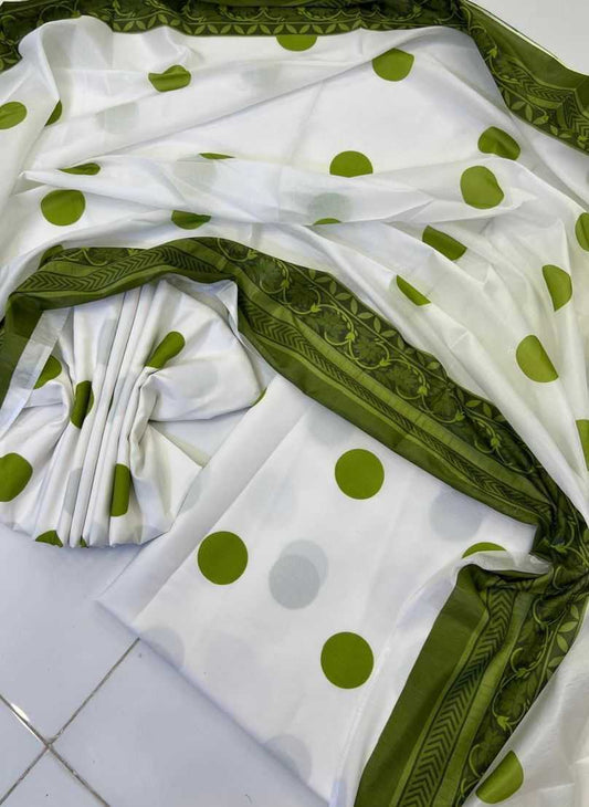 Digital Printed 3 Piece Swiss Lawn With Silk Dupatta Collection 106 (unstitch)