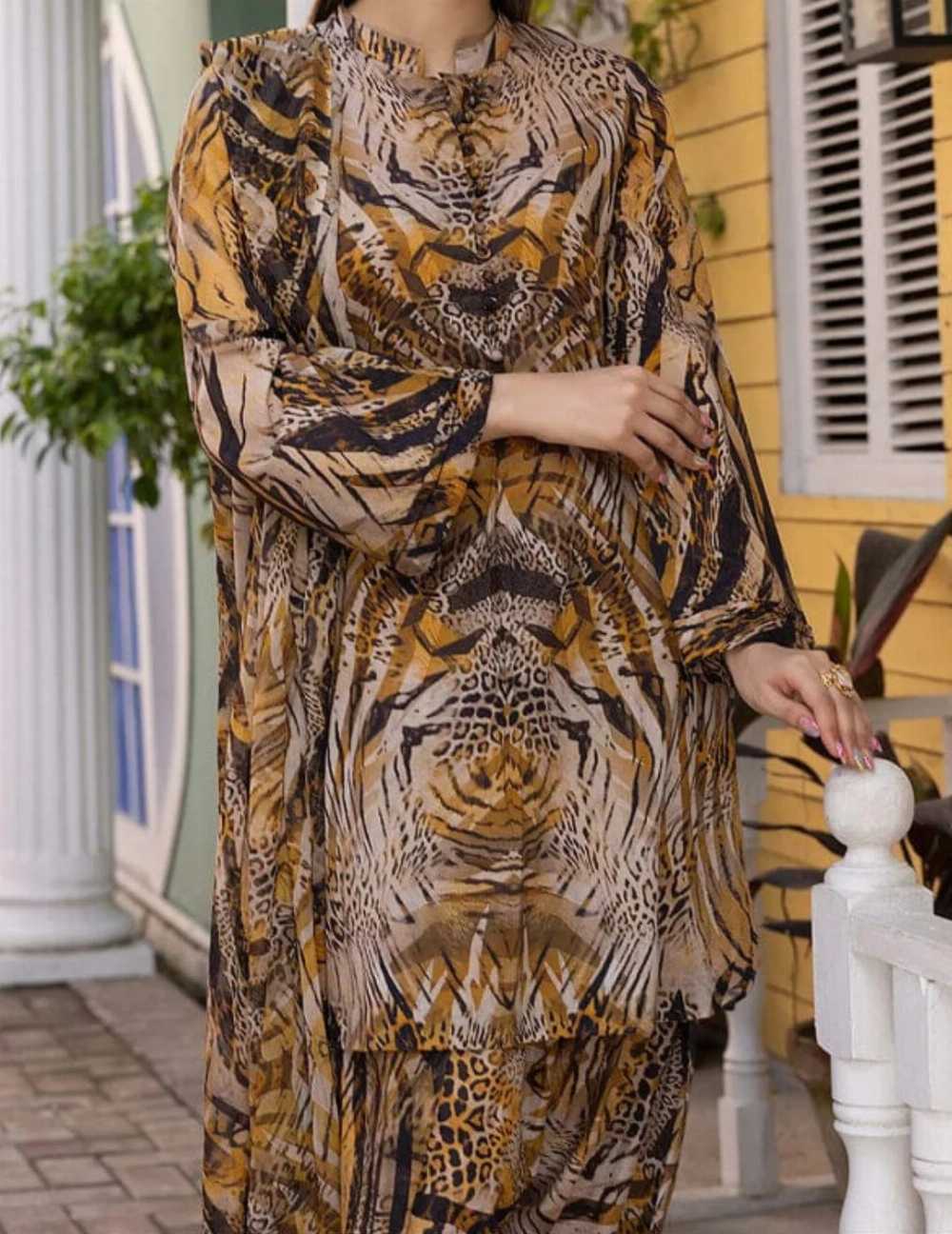 Digital Printed 3 Piece Swiss Lawn With Organza Dupatta Collection 05