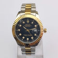 Rolex Men's Classic Stones Stainless Steel Wrist Watch
