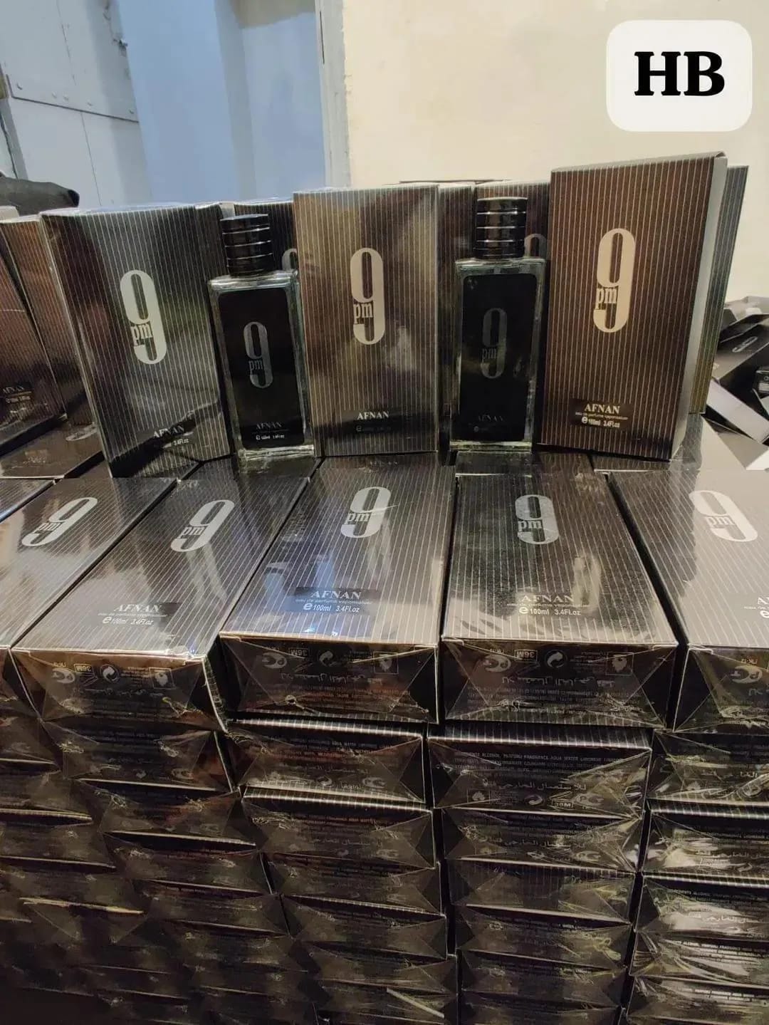 9 PM Afnan Perfume 100ml Unisex Alcohol-Free Black