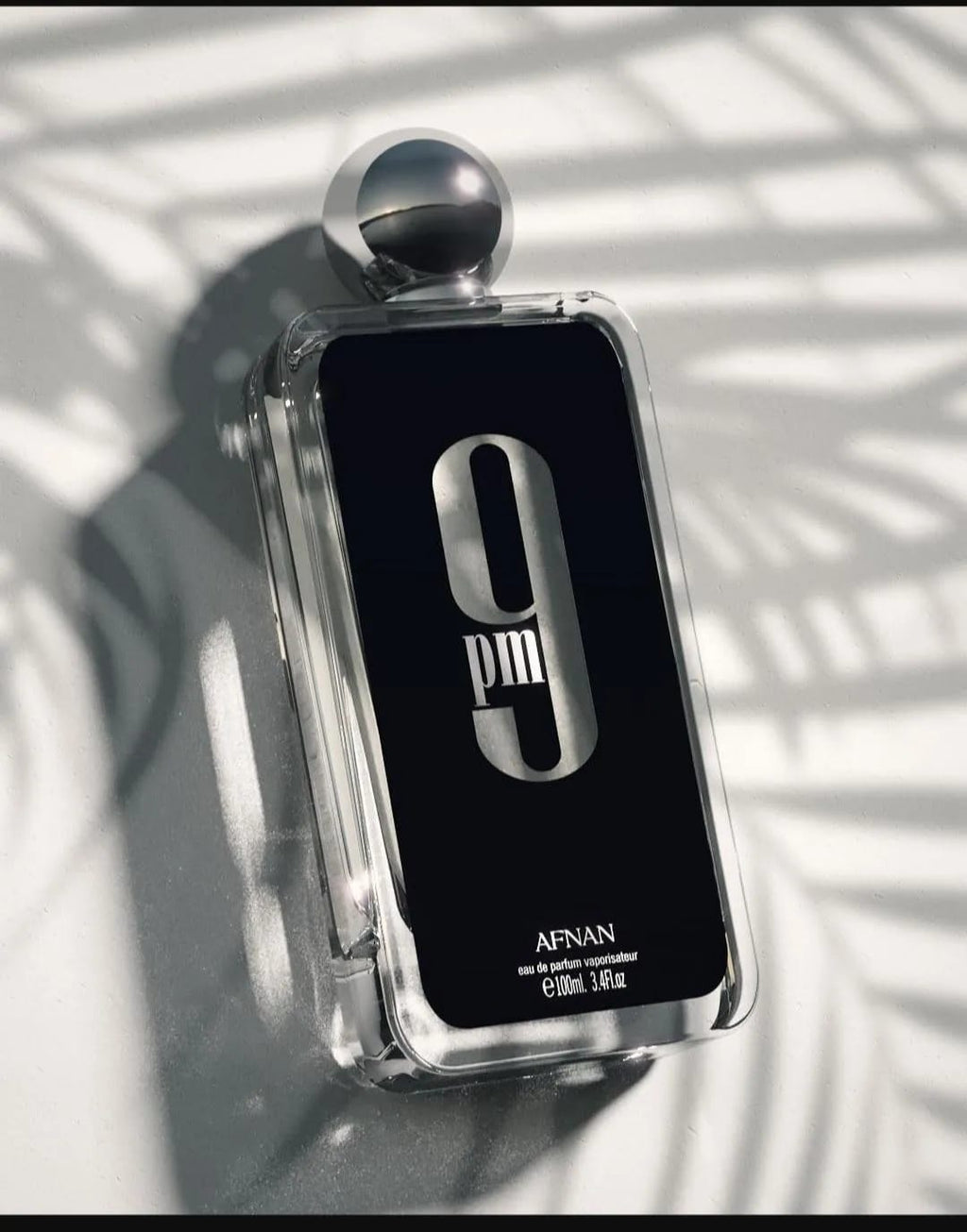 9 PM Afnan Perfume 100ml Unisex Alcohol-Free Black