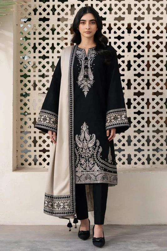 JAZMIN 3 pcs Unstitched Embroidered suit